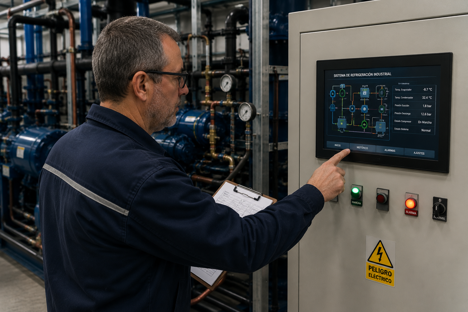Automatización y mantención de refrigeración industrial por Calfrio
