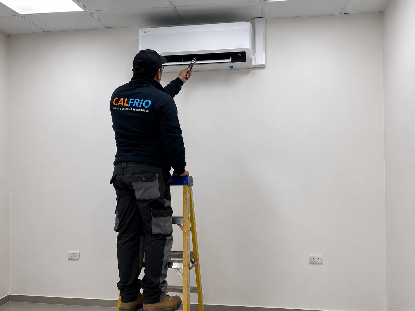 Instalación profesional de climatización realizada por Calfrio