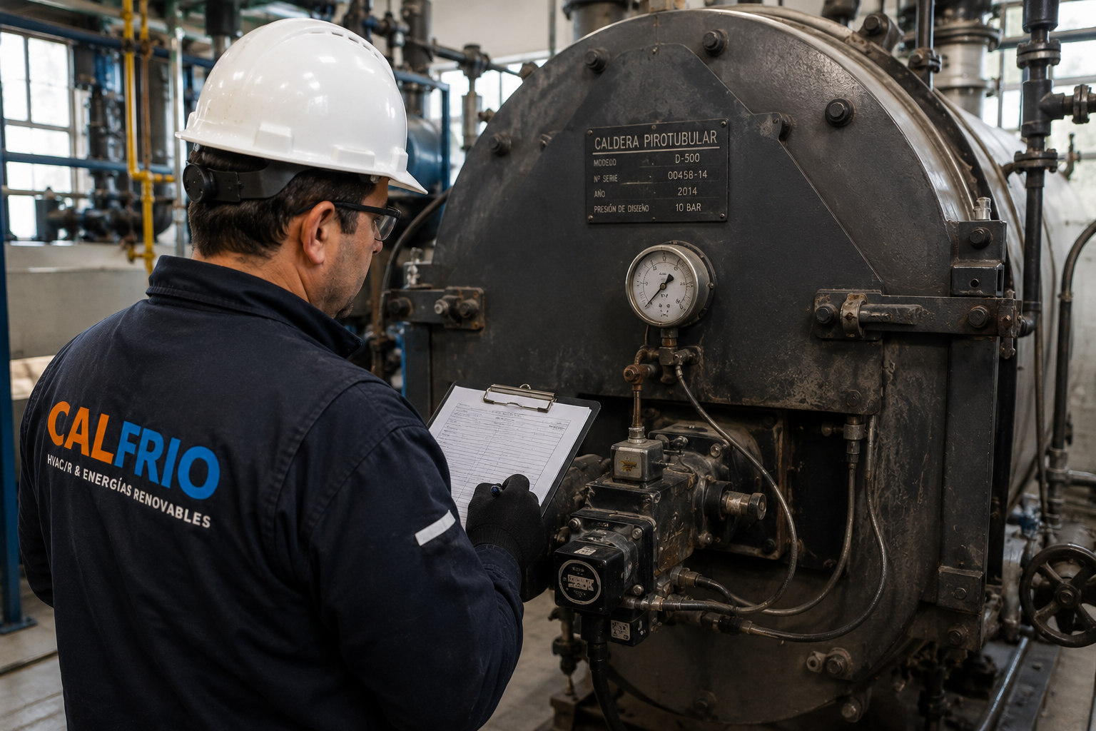 Certificación de calderas y autoclaves realizada por Calfrio