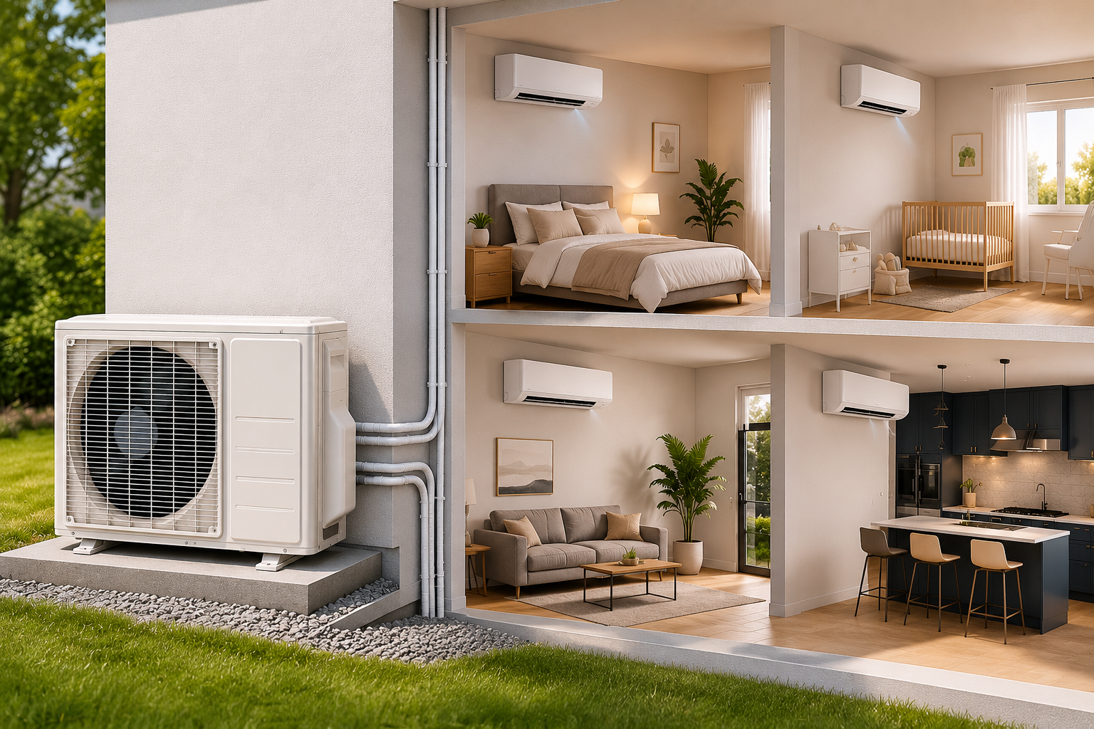Sistema Multi Split instalado por Calfrio