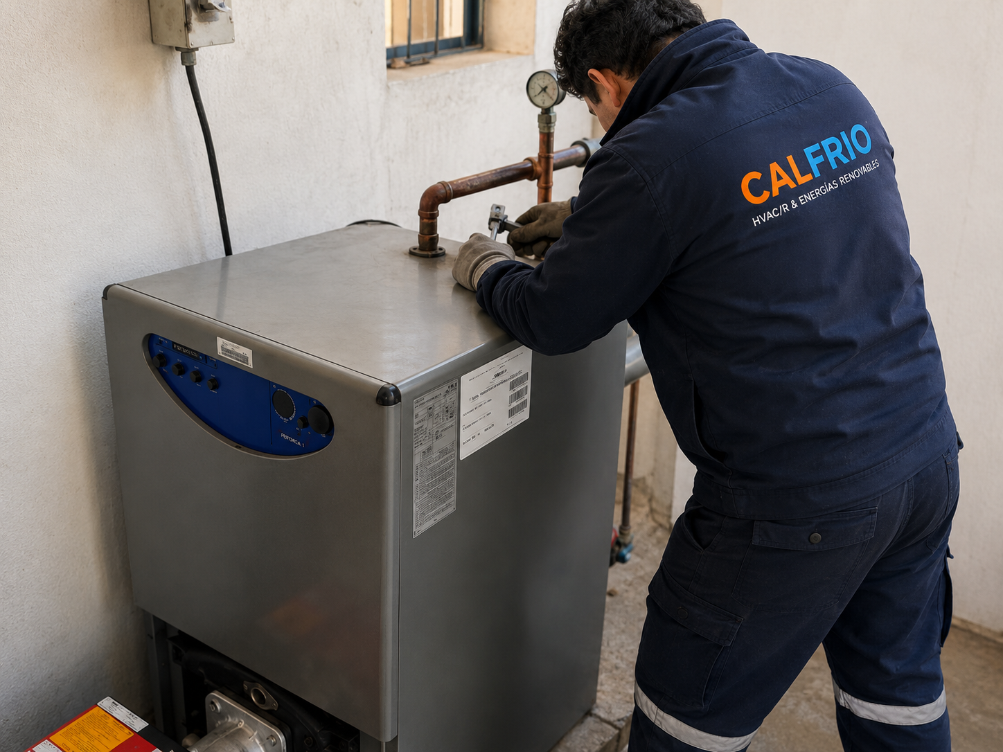 Instalación de calderas realizada por Calfrio